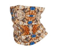 Seashell Landscape On The Beach - Máscara facial deportiva multifuncional, adecuada para deportes en climas fríos