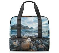 Seashell Ocean Beach - Bolsa deportiva para mujeres, hombres, niños y niñas, 21 L, para fin de semana, para viajes, gimnasio, yoga, color, Big, Organizador de bolsas