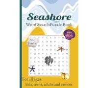 Seashore Word Search Puzzle Book: Word Search with Easy to Read Print about Seashore, Sea Creatures, Sea Boats and More | 6x9 inches, 86 pages | 50+ ... Gifts for Vacations, Holidays and Free Times