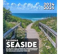 Seaside Cαʅҽɳԃαɾ 2024-2025: 16 Months of The Animal from Sep 2024 to Dec 2025,Square 8.5 x 8.5 Inches Gift For Organizing & Planning