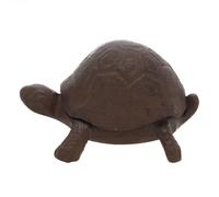 Seaside No.64 Escondite de hierro fundido para llaves de jardín o balcón - Varios diseños con práctico compartimento secreto para llaves y decoración para exteriores (tortuga)