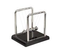 Seaside No.64 - Pequeño péndulo de bolas para mejorar la decoración de tu escritorio - Péndulo Newton con 5 bolas para tu lugar de trabajo - Relajación oscilante gracias al efecto físico