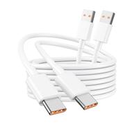 SEASJHBAY Pack 2 Cables USB C Carga Rápida 120W 1M para Xiaomi, Cable Tipo C 6A para Mi 17/15T/14T/13T/12T/11T Pro, Redmi Note 15-10 Pro, POCO F8/X7/M6/X5/X4, Pad 8/7/6/5, 67W 55W 33W