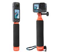 SEASKY F1 - Barra de agarre flotante multifuncional para GoPro Hero 13/12/11/10/9, color negro para cámara de acción deportiva Insta360 X5 X4 X3 X2 Ace Pro 2 para DJI Action 5 Pro/4/3/2