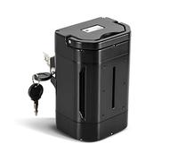 SEASON E-Bike Batería de Litio-Ion 36V(37V) 10Ah Batería de Tubo de Asiento Argénteo con Cargador para Bicicleta Eléctrica Ansmann, Heinzmann