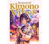 Seasonal Kimono Vibes: Aesthetic Anime Girls in Modern Japan Coloring Book: A Lo-Fi Inspired Journey Through Japanese Fashion, Sakura Seasons, and Kawaii Manga Art for Adults and Teens