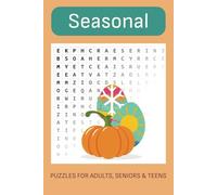 Seasonal Word Search Puzzle: Celebrate the Magic of Seasons and Holidays | 6x9 inches, 106 pages | 50+ puzzles