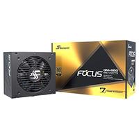 Seasonic Focus GM-850, 850W 80+ Gold, semimodular, se Adapta a Todos los Sistemas ATX, Control de Ventilador en Modo silencioso y refrigerante, Fuente de alimentación Juegos y diversas