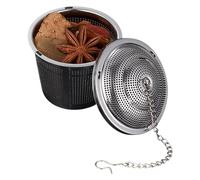 Seasoning Filter, Stainless Steel Seasoning Infuser, Dishwasher Safe Tool, Multifunctional Cooking Accessory, Food Grade Tea Infuser, 1,77 x 1,57 x 1,57 pulgadas, For Kitchen Home