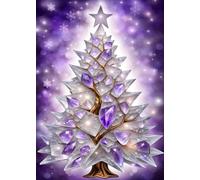 SEASONS GREETING CHRISTMAS TREE Purple *MINI JOURNAL NOTEBOOK DIARY ART SKETCH BOOK: 5x7 Note Card Size Holiday Stocking Stuffer Gift-Violet Amethyst ... SUPPLY-Homeschool College Ivy University