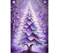 SEASONS GREETING CHRISTMAS TREE Purple *MINI JOURNAL NOTEBOOK DIARY ART SKETCH BOOK Purple: 5x7 Note Card Size Holiday Stocking Stuffer Gift-Violet ... SUPPLY-Homeschool College Ivy University