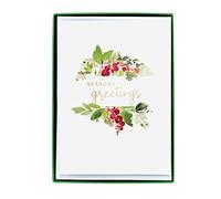 Seasons Greetings Holiday - Tarjetas de tamaño mediano