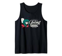 Season's Greetings Terrícolas Diversión marciana Camiseta sin Mangas