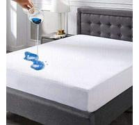 SEASONS VELFONT - Sábana Bajera Respira 135X190/200, Impermeable e Hiper-Transpirable, Tejido de Algodón Orgánico, Ajustable, Membrana Neotherm, Fabricado en España