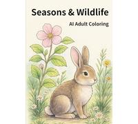 Seasons & Wildlife: AI Adult Coloring