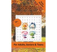 Seasons Word Search Puzzle: 50+ Puzzles Word Search Easy to Read about Seasons and More | 6x9 inches, 110 pages | Gift for Seasons & Nature Lover
