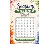 Seasons Word Search Puzzle: 55 Puzzles Word Search about Seasons and More | 6x9 inches, 110 pages | Gift for Seasons & Nature Lover