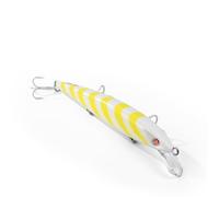 Seaspin Eja 100 - Señuelo Artificial para Pesca a Spinning, Jerk Minnow Slow Floating 100 mm 10 g - Control Preciso, Lances Largos - para Lubina y Predadores (Vintage Yellow)