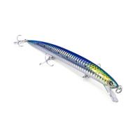 Seaspin Mommotti 160 S - Señuelo Artificial para Pesca a Spinning, Long Jerk Minnow Hundido 160 mm 24 g - Natación Estable, Lances Largos - para Predadores (SAR)