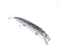 Seaspin Mommotti 160 SF - Señuelo Artificial para Pesca a Spinning, Long Jerk Minnow Flotante 160 mm 21 g - Natación Reactiva, Lances Largos - para Predadores (White Mackerel)