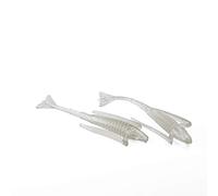 Seaspin Shrimp-U 2″ - Señuelo Blando de Camarón para Spinning y Rock Fishing, Soft Shrimp Bait 50 mm - Texas Rig Drop Shot - para Lubina (SH-33)