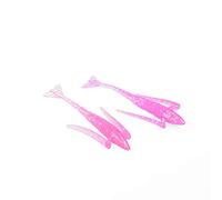 Seaspin Shrimp-U 2″ - Señuelo Blando de Camarón para Spinning y Rock Fishing, Soft Shrimp Bait 50 mm - Texas Rig Drop Shot - para Lubina (SH-37)