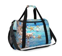 Seastars Shells - Bolsa de viaje para niñas, niños, mujeres y hombres, diseño de Seastars, bolsa de fin de semana, bolsa de hombro para viajes, deportes, gimnasio