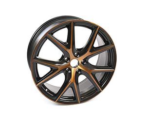Seat 575601025ANXEB - Llanta de Aluminio para Tuning (19 Pulgadas, Llantas de aleación Ligera), Color Negro y Cobre