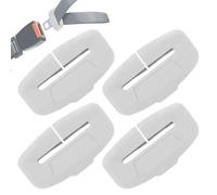 Seat Belt Buckle Cover - 4PCS Car Seat Belt Buckle Cover | Silicone Anti-Scratch Protector | Seatbelt Buckles Guard Caps For Car Truck SUV RV Interior Protection Accessories