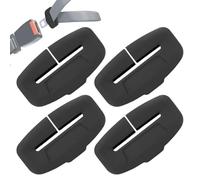 Seat Belt Buckle Cover - 4PCS Car Seat Belt Buckle Cover | Silicone Anti-Scratch Protector | Seatbelt Buckles Guard Caps For Car Truck SUV RV Interior Protection Accessories