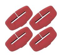 Seat Belt Buckle Cover - 4PCS Car Seat Belt Buckle Cover | Silicone Anti-Scratch Protector | Seatbelt Buckles Guard Caps For Car Truck SUV RV Interior Protection Accessories