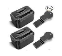 Seat belt lock cover - 2 pieces to prevent children or special people from unlocking the seat belt (universal type)