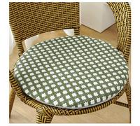 Seat Cushion Chair Pad Set of1, Round Non-Slip Comfortable Soft Chair Mat Office Bedroom Living Room Kitchen Memory Foam Chair Cushions (Color : #14, Size : Diamètre 35x4cm (13.8x1.6in))