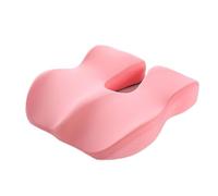 Seat Cushion for Car Seat Driver,Lumbar Memory Foam Sciatica Pain Relief Ergonomic Sitting Rest Driving Booster Seat Support Back Cushions, Black,Pink