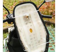Seat Cushion - Motorcycle Seat Cushion - Aluminum Foil Sun Reflective Heat Insulation Cover - Motorbike Sunshade Cover Pad For Comfortable Riding And Protection From Heat - Absorption & Breathable