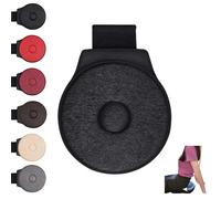 Seat Cushion, Nova Nest 360 Rotating Seat Cushions For Car, Ergonomic Office 360 Rotating Seats Chair Cushion For Long Sitting, Non-Slip, Machine Washable (Black-A)