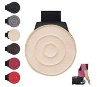 Seat Cushion, Nova Nest 360 Rotating Seat Cushions For Car, Ergonomic Office 360 Rotating Seats Chair Cushion For Long Sitting, Non-Slip, Machine Washable (Beige-B)