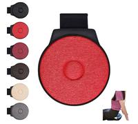 Seat Cushion, Nova Nest 360 Rotating Seat Cushions For Car, Ergonomic Office 360 Rotating Seats Chair Cushion For Long Sitting, Non-Slip, Machine Washable (Red-A)