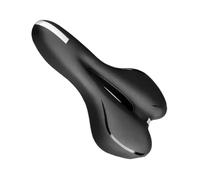 Seat for Bike, Hollow Cycle Saddle, Waterproof Riding Cushion, Ventilated Foam Layer, Reflective Safety Strip, Shock Absorb Base, Comfort Boost, Stable Ride, Perfect for Road, Trail, 26,5 cm