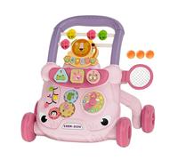 Seat Walker Activity Walker - Ayuda de aprendizaje por etapas, equipo de práctica de movimiento interactivo | estructura acolchada estabilidad mejorada consejos para bebés exploración de