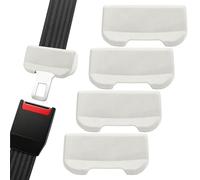 Seatbelt Buckle Guard Cover, Silicona Friction , Interior Safety Shield With Scratch Protection, Compact Pack Utility With Easy Fit, Automotive Accessory, Longtail Driving Aid For SUV Use
