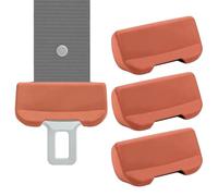 Seatbelt Buckle Protector Cover - Silicone Car Seat Belt Insert Dustproof Silent Scratch Resistant Interior Safety Buckle Cover for Cars SUVs Trucks RV Garage Use
