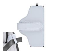 Seatbelt Fixator - 16x10cm Car Seat Belt Limiter | Adjustable Strap Holder With Adhesive Artificial Leather | Shoulder Strap Positioner For Safety, Comfort & Anti-Collision | Driving Accessory