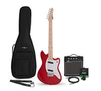 Seattle Electric Guitar Red 10W Guitar Amp & Accessory Pack