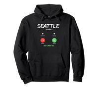 Seattle está Llamando y Debo IR a Washington de Viaje Sudadera con Capucha
