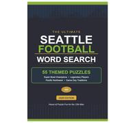 Seattle Football Word Search: 50 Themed Puzzles Celebrating Seattle's Championship Legacy, Legendary Players, and Pacific Northwest Football | Fun for the 12th Man