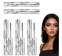 Seattle Get Mascara, London Get Mascara, 3D Curling Eyelash Iron, Waterproof Long-Lasting No Flaking,Lengthening Volumizing Separated Lashes,Pared Eye Black,No Flaking for Mother,Girl,Wife (negro, 4)
