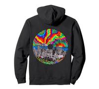 Seattle Rainbow Record Horizonte Hito Ilustración Sudadera con Capucha