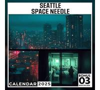 Seattle Space Needle 2025: Experience Over a Year of Scenic Photography Featuring the Space Needle, Great for Organizing Your Schedule in Style