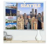 SEATTLE Unvergessliche Tour durch die Stadt und das Umland (hochwertiger Premium Wandkalender 2026 DIN A2 quer), Kunstdruck in Hochglanz: Urbane Impressionen und Naturidyll